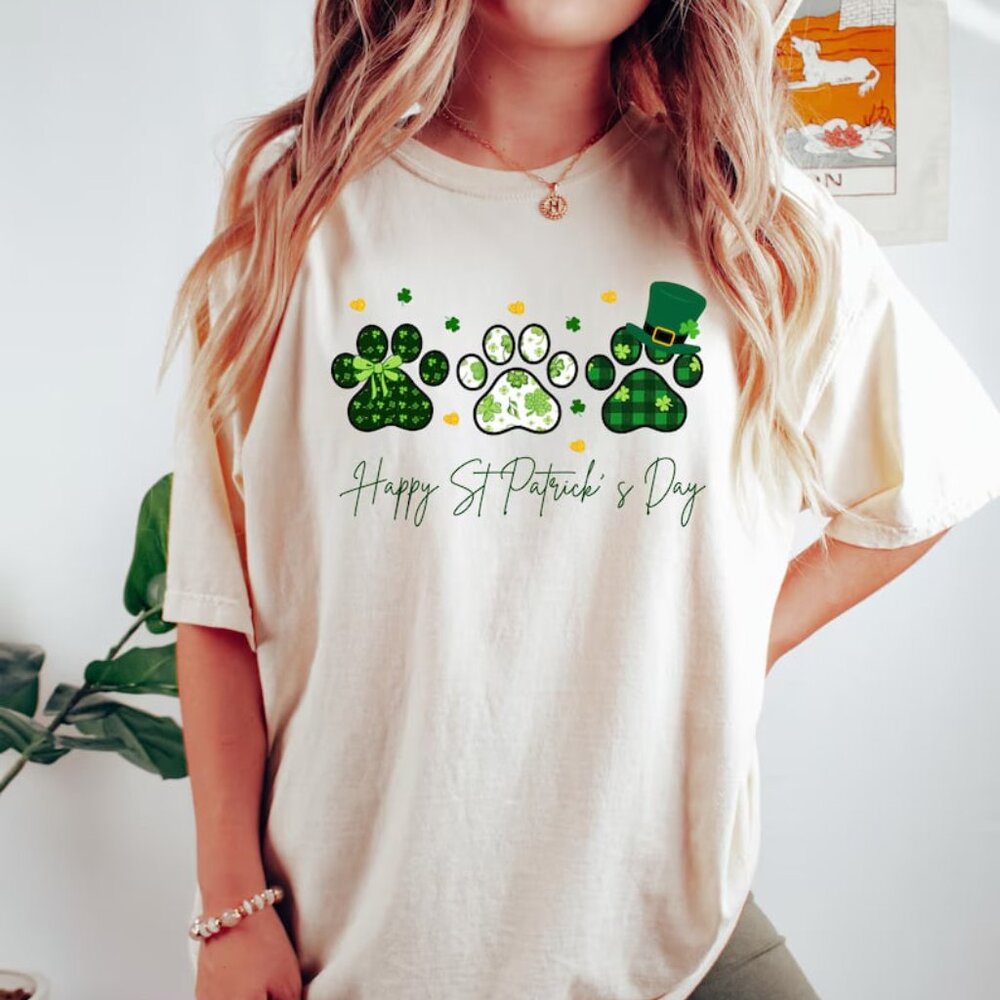 Cats St Patricks Day Shirt, Cute Lucky Cat Shirt, Funny St Patricks Cat Shirt